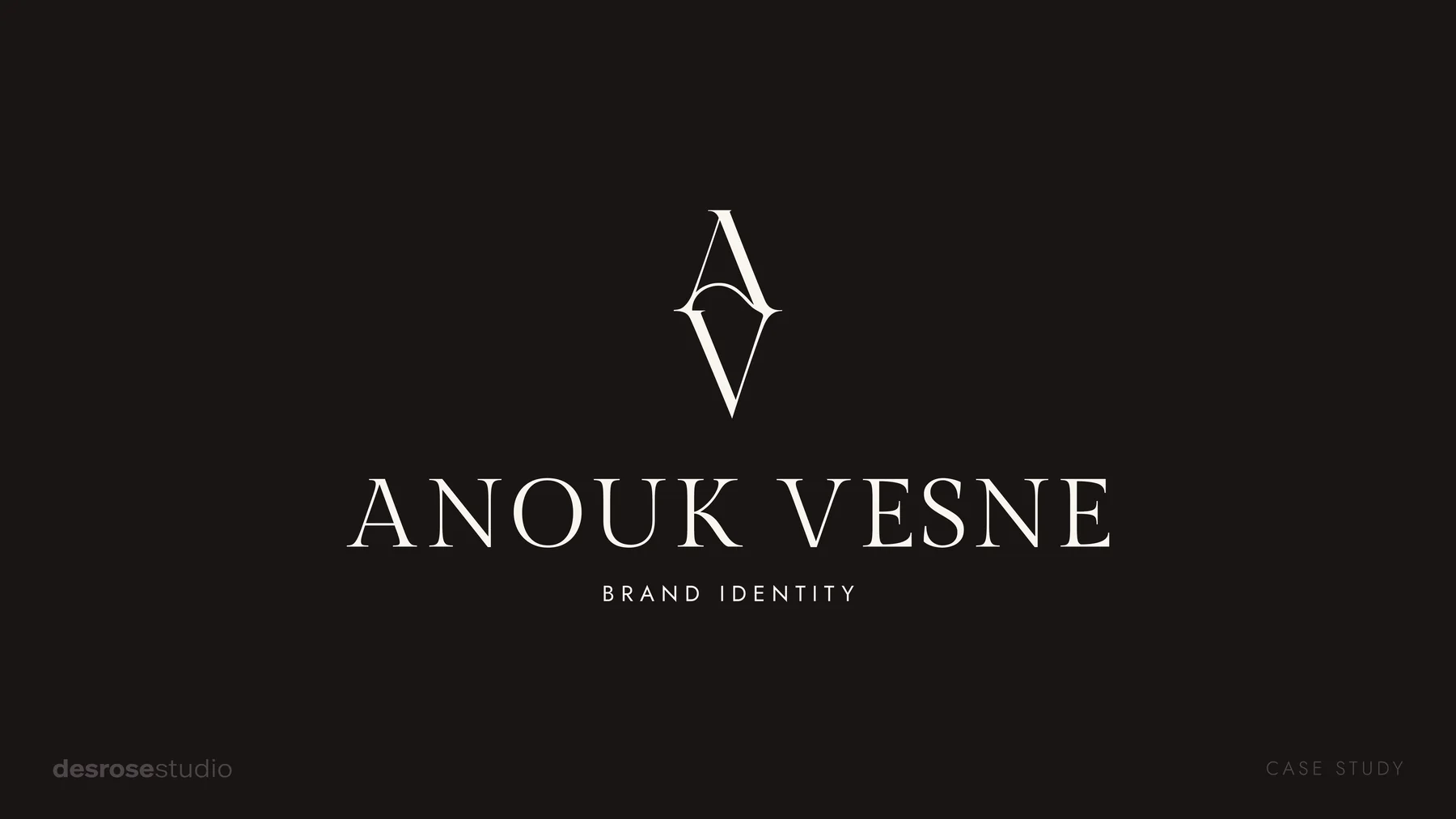 Anouk Vesne, couture house. Cover of the case study.